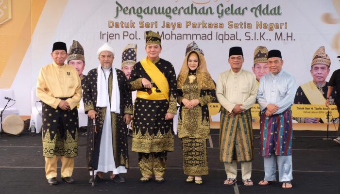 Polda Riau Gelar Pesta Rakyat Penganugrahan Gelar Adat Kepada Tuan Irjen Muhammad Iqbal Sebagai Datuk Seri Jaya Perkasa