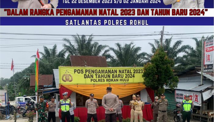 Pimpin Apel Ka Pospam Ops Lilin Lancang Kuning 2023 Simpang TB Ingatkan Personil Ikhlas Bertugas Dan Tetap Siaga.