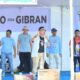 Pedukung Prabowo-Gibran Senam Gemoy di Lapangan Mutiara Cikampak
